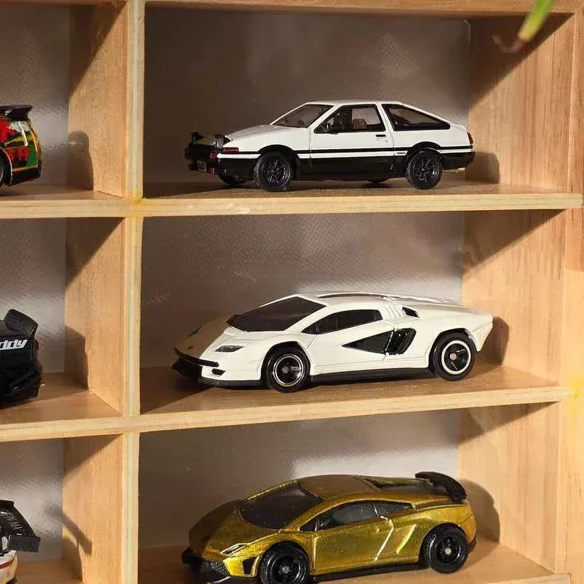 Wooden Light Up Hot Wheels Organizer - Image 5